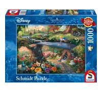 Puzzle 1000 pezzi Schmidt Spiele Alice nel Paese delle Meraviglie Thomas Kinkade
