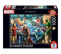 Puzzle 1000 pezzi Schmidt Spiele Thomas Kinkade Studios Marvel Gli Avengers