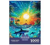 Puzzle 1000 Pezzi Seabed A School of Fish Qualità Premium Shark Divertimento Idea Regalo Uomo E Donna Per Adulti E Bambini Da 12 Anni 70x50cm/1000pcs