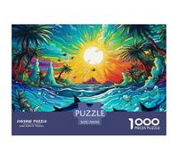 Puzzle 1000 Pezzi Seabed A School of Fish Qualità Premium Shark Intrattenimento Creativo Puzzle Al Divertenti Per Uomo E Donna Per Adulti E Bambini Da 12 Anni 70x50cm/1000pcs