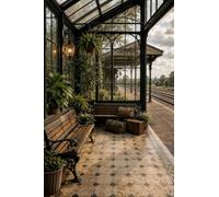 puzzle 1000 pezzi Serra Binario Stazione Legno