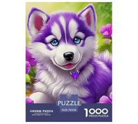 Puzzle 1000 Pezzi Siberian Husky Dog Per Adulti E Bambini Più Grandi Giocattolo Colorato Collection Cute Puppy Theme Idea Regalo Uomo E Donna 70x50cm/1000pcs