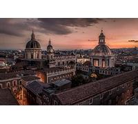 Puzzle 1000 Pezzi Sicilia Catania Tetto Della Costruzione Della Chiesa 75 * 50Cm