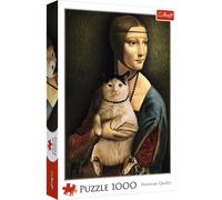 Puzzle 1000 pezzi Signora con gatto
