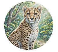 Puzzle 1000 Pezzi South African Cheetahs Rompicapo Per Adulti E Bambini Con Puzzle Formato Animale Cute Pet Animals Creativo Colorato Giocattolo Regali Per Bambino Regalo 68 PCS