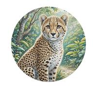 Puzzle 1000 Pezzi South African Cheetahs Rompicapo Per Adulti E Bambini Con Puzzle Formato Animale Cute Pet Animals Regali Di Natale Collezione Circolare Amore Festa Aziendale 120 PCS