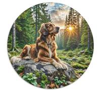 Puzzle 1000 Pezzi Spaniel tibetano Animali - Idea Regalo Per Lei O Lui, Multicolore, Senza Spigoli, Decorazione, 1000pcs (67.5x67.5cm)