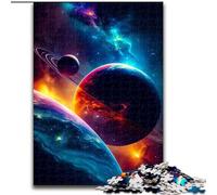 Puzzle 1000 pezzi "Spazio" in legno, gioco interattivo per famiglie, adatto a partire dai 14 anni, 50x75cm, gioco rompicapo per adolescenti, regalo perfetto per le feste