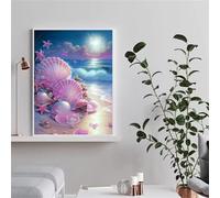 Puzzle 1000 pezzi, Spiaggia delle Conchiglie Rosa Puzzle Classici per Adulti, Giocattoli di Gioco Impegnativi, puzzle Impossibile, Puzzles per Gioco Familiare, Regalo per Amore e Amico 75 x 50 cm