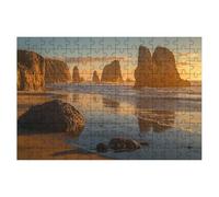 Puzzle 1000 Pezzi Spiaggia, Puzzle Natura, Puzzles in Legno Sfide Divertenti Intrattenimento Creativo, Puzzles Classici Divertimento Confezione di Alta Qualità, Idea Regalo Donna, Decor, 75x50cm -1574