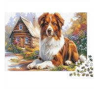 Puzzle 1000 pezzi Springer Spaniel in cartone per bambini, ragazzi +12 anni, attività dopo scuola, tempo libero, 70x50cm