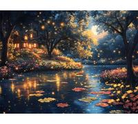 Puzzle 1000 Pezzi stagno Puzzle Legno Il sogno, n-21 | Jigsaw Puzzles 75x50cm, Marcature di Lettere Sul Retro, Giochi Divertenti, Famiglia Relax, Regalo per Amore e Amico