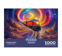 Puzzle 1000 Pezzi Steam Train Colorato Puzzle Carta Al 100% Regalo Perfett Dream Train Regalo Per Adulti E Bambini Adulti E Bambini Dai 14 Anni 70x50cm/1000pcs