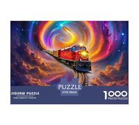 Puzzle 1000 Pezzi Steam Train Puzzle Impossibili Carta Al 100% Regalo Perfett Dream Train Classici Per Adulti E Bambini Puzzle Per Adulti 14+ 38x26cm/1000pcs
