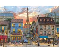 Puzzle 1000 pezzi Strada a Parigi CLEMENTONI