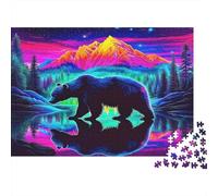 Puzzle 1000 pezzi Strada europea moonlit sfida impossibile gioco educativo decorazione casa per adulti
