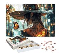 Puzzle 1000 Pezzi Strega, Puzzle Mistero 1000 Pezzi Arte per Adulti e Bambini, Misura: 75x50 cm, Puzzles Legno per Adulti con Squisita Scatola di Imballaggio, Idea Regalo Donna, Regalo Uomo, -8095