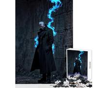 Puzzle 1000 pezzi stregone della fiamma blu decorazione per la casa giocattoli regali di Babbo Natale segreto giochi educativi interazione genitore-figlio dimensioni 38x26cm