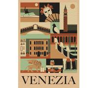 Puzzle 1000 pezzi Style in the City Venezia - scatola compatta CLEMENTONI