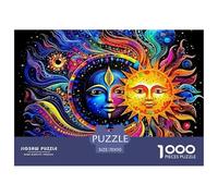 Puzzle 1000 Pezzi Sun And Moon Per Adulti E Bambini Con Puzzle Classico Impegnativo E Difficile Fantasy Art Theme Regalo Per Adulti E Bambini Da 14 Anni E Più 70x50cm/1000pcs