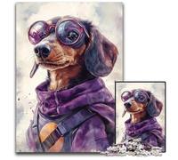 Puzzle 1000 pezzi Superman Bassotto Puzzle di cartone Giocattolo educativo intellettuale decomprimente Ottimo regalo per adulti Adolescenti 26X38CM