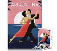 Puzzle 1000 pezzi Tango argentino Giocattolo Gioco intellettuale Attività per la famiglia Regalo per compleanni Dimensioni 50x75cm