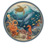 Puzzle 1000 Pezzi Tema Oceano Premium - Immagini Vibranti Di Ecosistemi Marini. Pezzi Interbloccanti E Materiali Resistenti. Ideale Per Migliorare La Concentrazione E Rilassarsi.