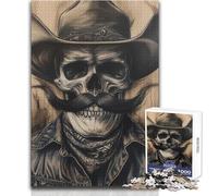 Puzzle 1000 pezzi The Eternal Outlaw Cowboy, gioco divertente per lo sviluppo cognitivo, regalo speciale per una celebrazione premurosa, dimensioni 38x52cm