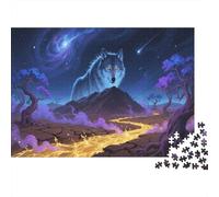 Puzzle 1000 Pezzi The Wolf Has A Huge Body Like A Moving Hill, Per Bambini/Adultí - Sfida Difficile Classica & Regalo 1000pcs (75x50cm)