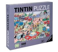 Puzzle 1000 pezzi Tintin, Il Rally de Moulinsart + Poster 68 x 48 cm (81566)