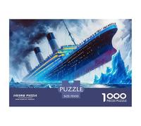 Puzzle 1000 Pezzi Titanic Qualità Premium Ship Multicolore Idea Regalo Uomo E Donna Per Adulti E Bambini Da 12 Anni 70x50cm/1000pcs