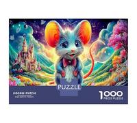 Puzzle 1000 Pezzi Topo Postino, 38x26 cm, Paese Fantastico Gioco Puzzle per Coppie e Famiglie in Modalità Collettiva