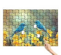 Puzzle 1000 Pezzi Uccello, Fiore Puzzle Adulti, Giocattolo Educativo Colorato e Interessante Impostato con Scatola, Sfida Impossibile Gioco Arte Educativo per Unico Regalo Donna Decorazioni Casa S-5