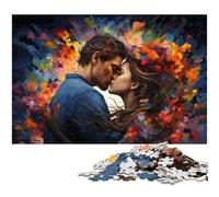 Puzzle 1000 pezzi Una coppia devota Puzzle per adulti Puzzle in legno Giocattolo Decorazione da parete 1000 pezzi (75x50 cm)