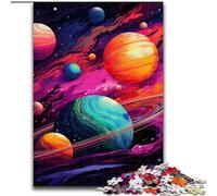 Puzzle 1000 pezzi Universo colorato, puzzle in legno, regalo perfetto per genitori, amanti, amici - età 1000 pezzi(50x75cm)