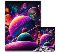 Puzzle 1000 pezzi Universo Pianeta Puzzle difficile per adulti Sfida mentale Regalo, attività educativa per adolescenti 50x75CM/19,68x29,52 pollici