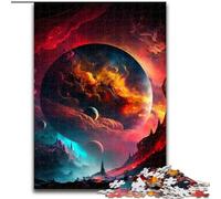 Puzzle 1000 pezzi Universo Pianeta Puzzle in legno per adulti dimensioni 50x75cm Perfetto per Halloween, Natale, regalo di compleanno