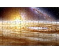 Puzzle 1000 Pezzi Universo Puzzle 1000 Pezzi Legno per Adulti Buco Nero, Splendidamente Confezionato in Una Scatola di Cartone, Trasportabile in Una Borsa a Rete per Regalo Donna 75 x 50cm RXPT-6507