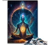 Puzzle 1000 pezzi Universo Zen Esoterico Puzzle Impossibile per Adulti dimensioni 50x75cm Ideale per gli Innamorati, Perfetto Regalo di Natale, Capodanno, San Valentino