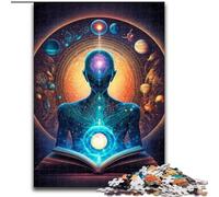 Puzzle 1000 pezzi Universo Zen Esoterico Puzzle in legno, regalo perfetto per compleanni, feste e decorazioni per la casa 1000 pezzi(50x75cm)