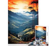 Puzzle 1000 pezzi Valle De Cocora Quindo Giocattoli antistress Ottimo regalo per giochi Gioco impossibile Allena il tuo cervello e le tue mani dimensioni 38x52cm