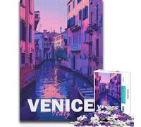 Puzzle 1000 pezzi Venezia Città Estetica Un'opera d'arte Opera d'arte Regalo per e dai 14 anni in su 38x26cm