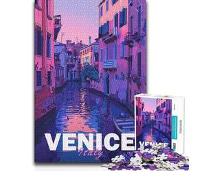 Puzzle 1000 pezzi Venezia Città Estetica Un'opera d'arte Opera d'arte Regalo per e dai 14 anni in su 38x26cm