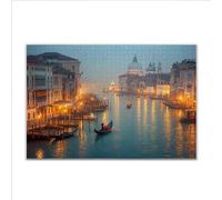 Puzzle 1000 Pezzi Venezia Città Puzzle Grandi Dimensioni per Adulti 75 x 50cm, Adulti Difficili Impossible Giochi, Rilassamento e Intelligence, Jigsaw Personalizzato Regalo per Maschio e Femmina I-8