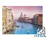 Puzzle 1000 Pezzi: Venice Water City, Puzzle Adulti E +14 Anni, Puzzle Con Foto, Regalo Per Lui E Per Lei, 1000pcs (75x50cm)