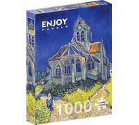 Puzzle 1000 Pezzi - Vincent Van Gogh: The Church in Auvers-Sur-Oise