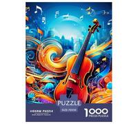 Puzzle 1000 Pezzi Violin Music Qualità Premium Note Puzzle Impegnativo Divertimento Per Adulti Perfetto Per Appassionati Di Puzzle Esperti 70x50cm/1000pcs