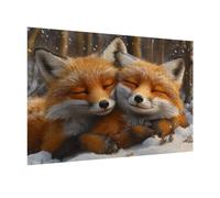 Puzzle 1000 Pezzi volpe Puzzle Adulti, Gioco Educativo, n-251 | Jigsaw Puzzles inverno, Impossibile Difficile Sfida, Classici Gioco Familiare, Giochi Divertenti, Idee Regalo