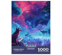 Puzzle 1000 Pezzi Wolf Qualità Premium Cyber City Multicolore Idea Regalo Uomo E Donna Regalo Per Adulti E Bambini Da 14 Anni E Più 70x50cm/1000pcs