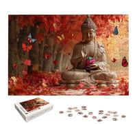 Puzzle 1000 Pezzi Zen, Puzzle Statua in Legno per Adulti, Misura: 75x50 cm, Puzzles 1000 Pezzi per Adulti, Giochi Educativo per Famiglie, Puzzles per Idea Regalo Donna e Uomo, Decorazioni Casa, -7115